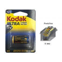 KODAK ULTRA LITHIUM CR123A (1 pack)